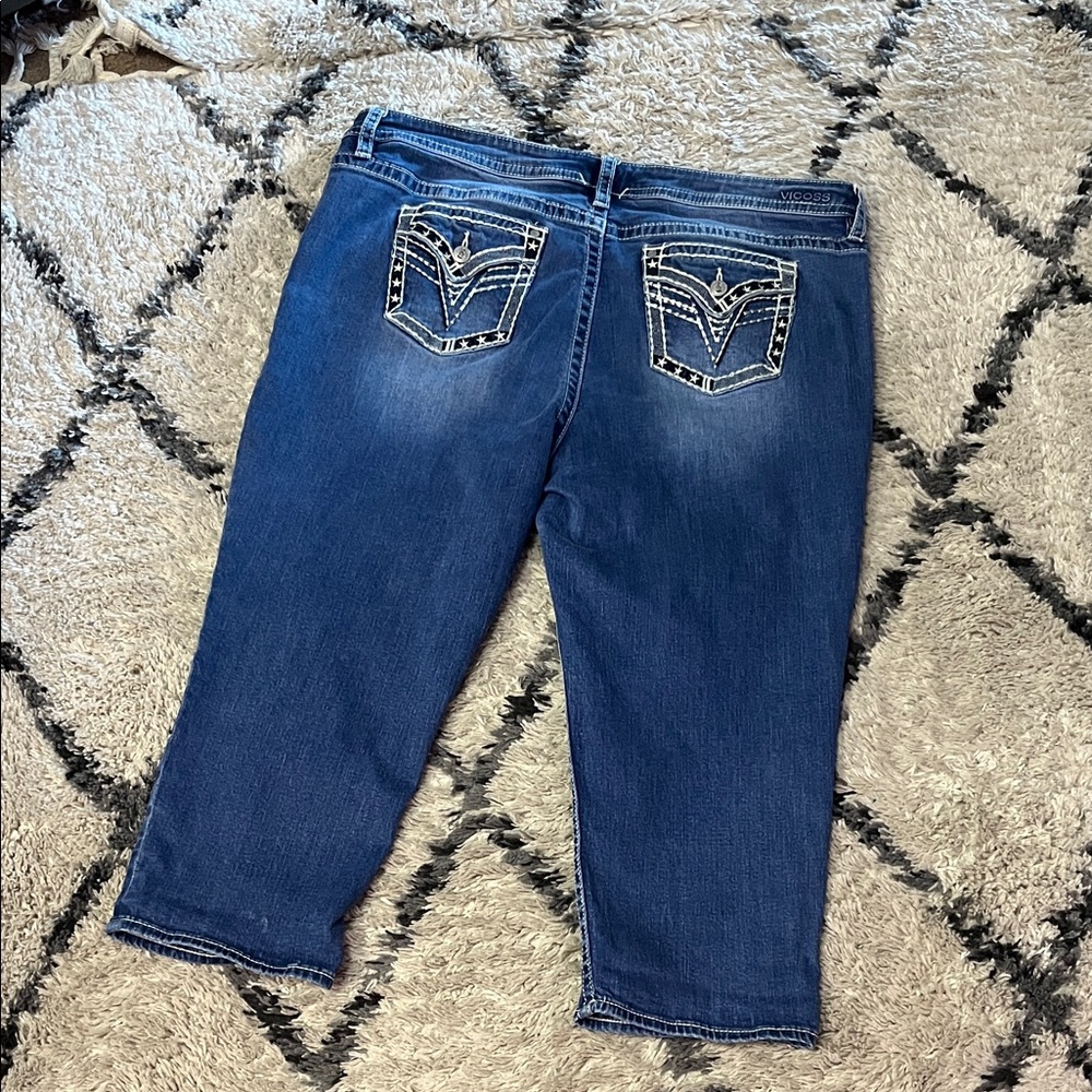 EUC Vigoss Chelsea Capri Jeans - Picture 5 of 11